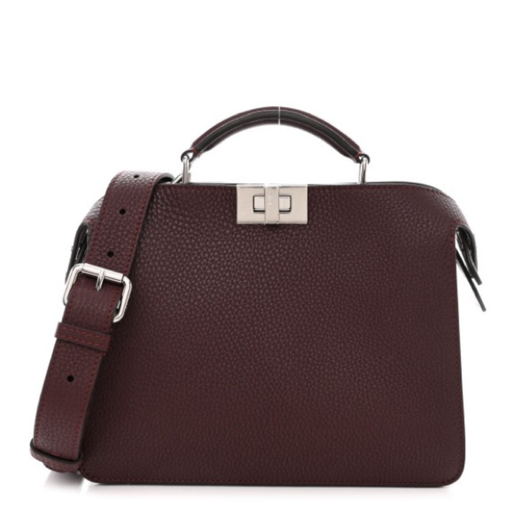 FENDI Burgundy ISeeU Peekaboo. Never Worn w/ protective stickers intact